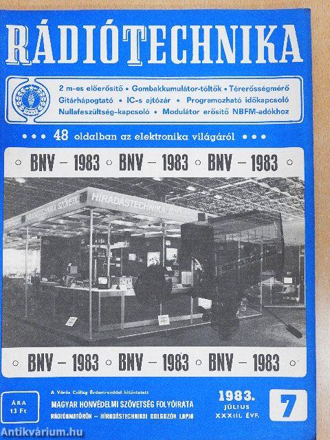 Rádiótechnika 1983. július