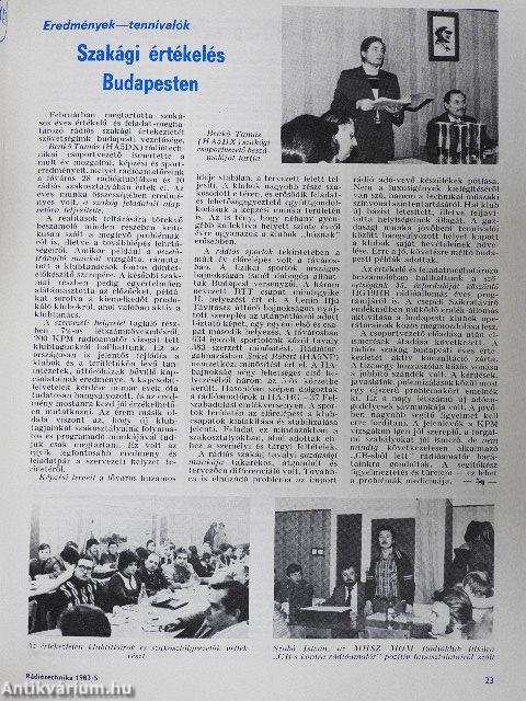 Rádiótechnika 1983. május