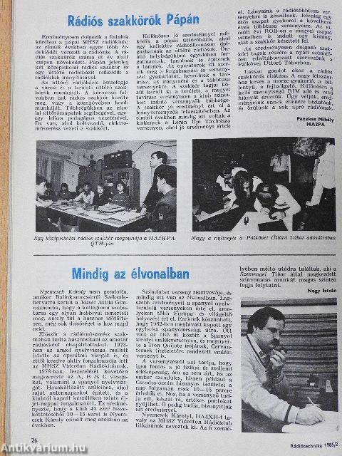 Rádiótechnika 1985. február