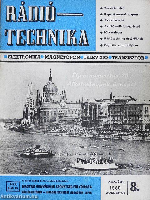 Rádiótechnika 1980. augusztus