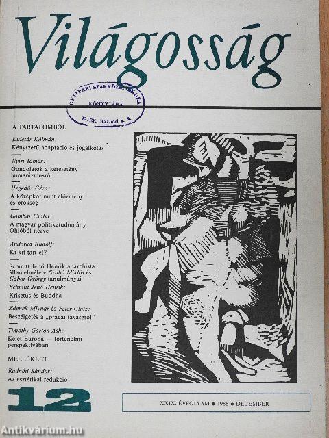 Világosság 1988. december