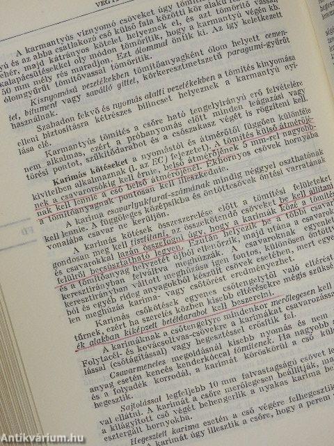 Üzemi vegyészek kézikönyve