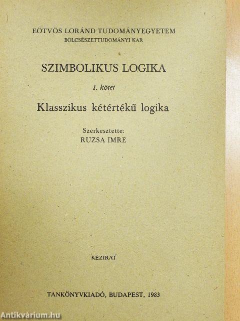 Szimbolikus logika I.