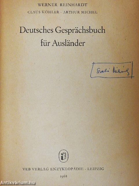 Deutsches Gesprächsbuch für Ausländer
