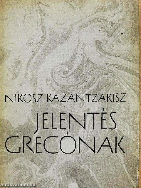 Jelentés Grecónak