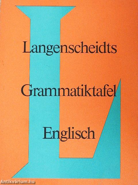 Langenscheidts Grammatiktafel Englisch