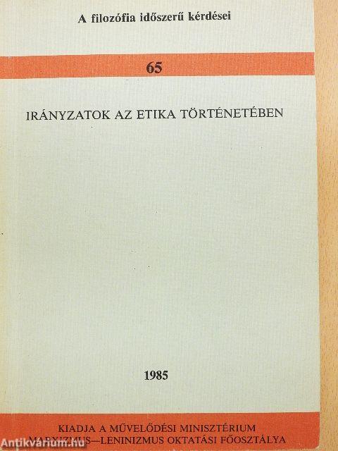 Irányzatok az etika történetében