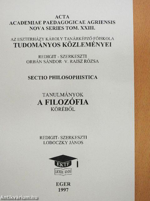Az Eszterházy Károly Tanárképző Főiskola tudományos közleményei