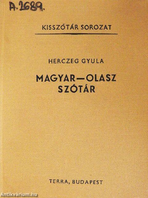 Magyar-olasz szótár