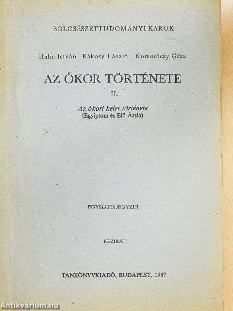 Az ókor története II.