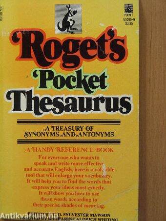 Roget's pocket thesaurus