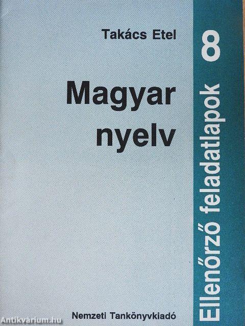 Magyar nyelvi feladatlapok 8.