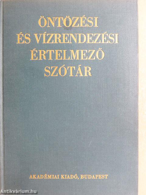 Öntözési és vízrendezési értelmező szótár