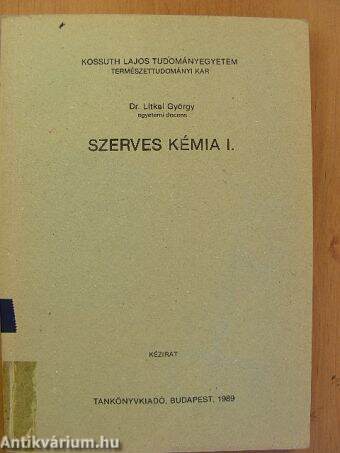 Szerves kémia I.