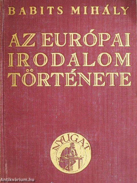 Az európai irodalom története