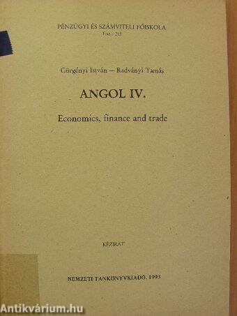 Angol IV.