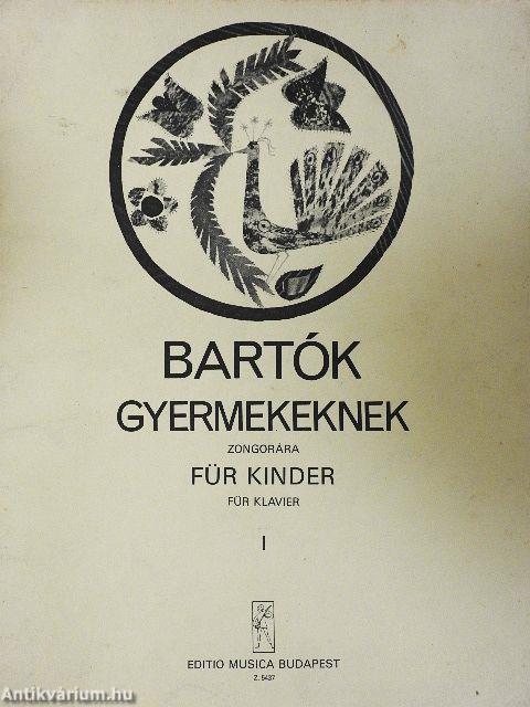 Gyermekeknek zongorára I.