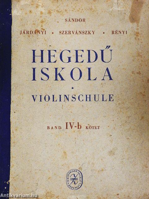 Hegedűiskola IV/b