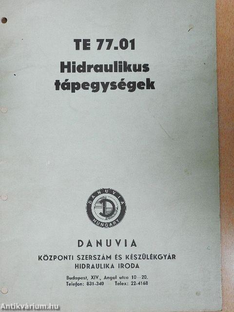TE 77.01 Hidraulikus tápegységek