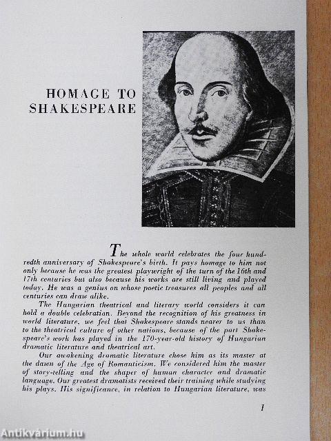 Shakespeare Year in Hungary