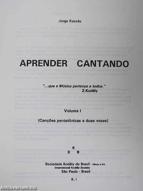 Aprender Cantando I.
