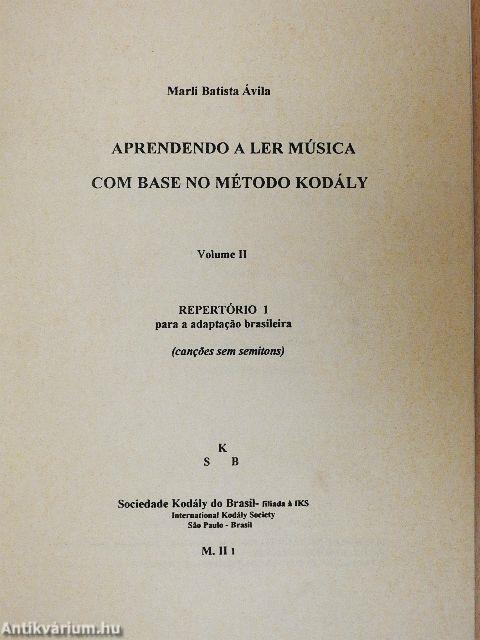 Aprendendo a Ler Música com Base no Método Kodály II/1-2.