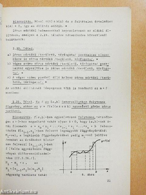Valós többváltozós függvények integrálszámítása