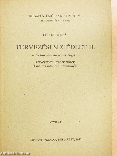 Tervezési segédlet II.