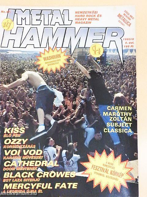 Metal Hammer 1993. augusztus