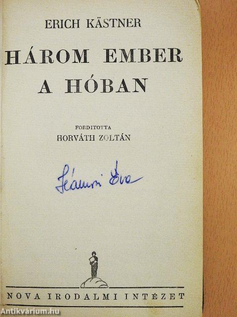 Három ember a hóban