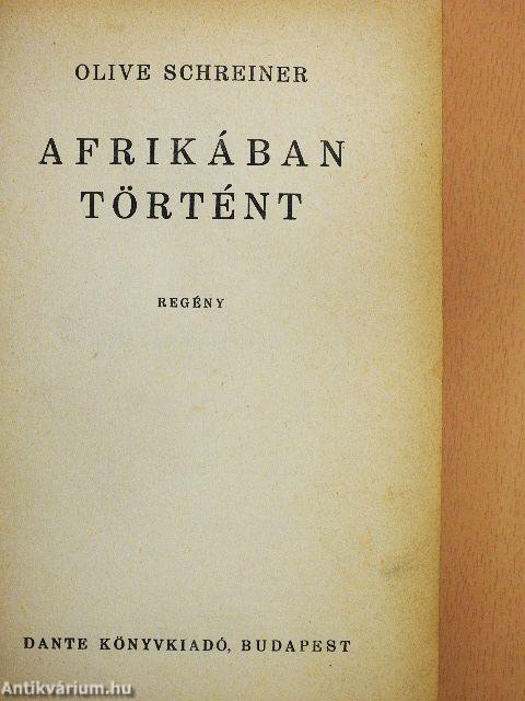 Afrikában történt