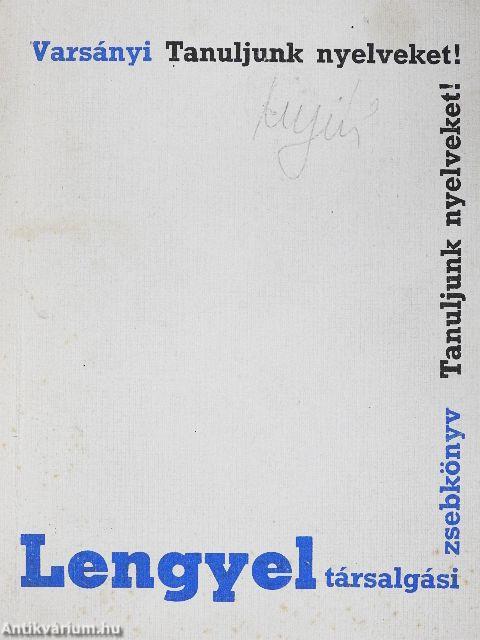 Lengyel társalgási zsebkönyv