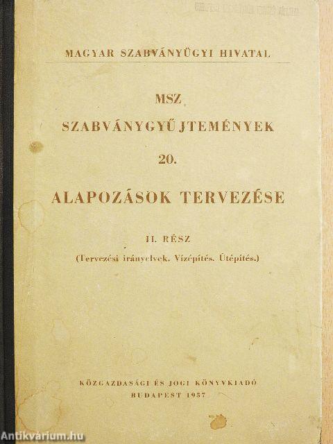 Alapozások tervezése II.