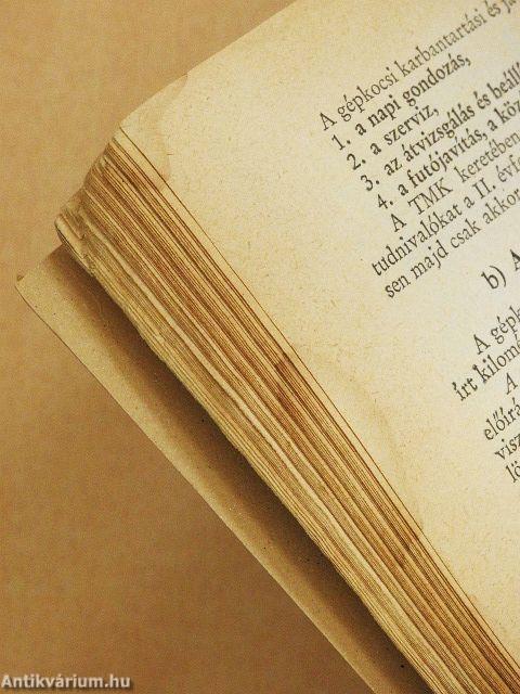 Autószerelő szakmai ismeretek II.