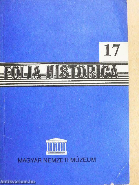 Folia Historica 17.