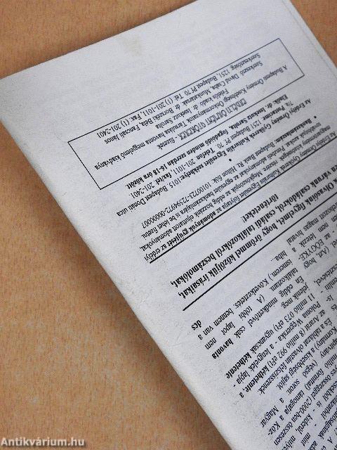 Erdélyi Örmény Gyökerek Füzetek 2000. július