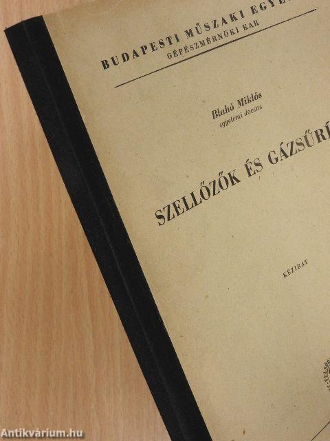 Szellőzők és gázsűrítők