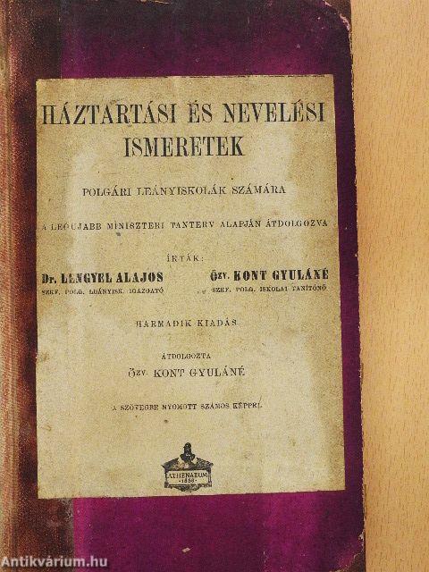 Háztartási és nevelési ismeretek 