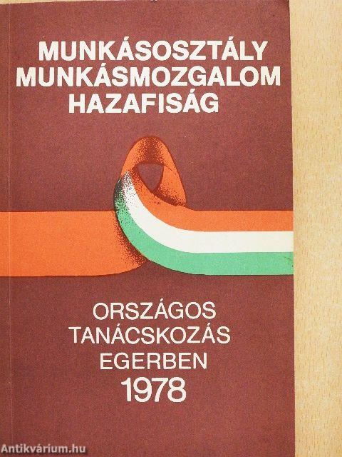 Országos Tanácskozás Egerben 1978