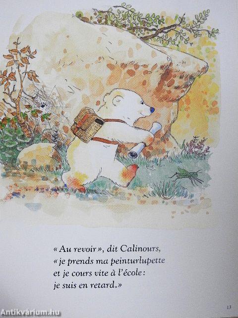 Calinours va á l'école