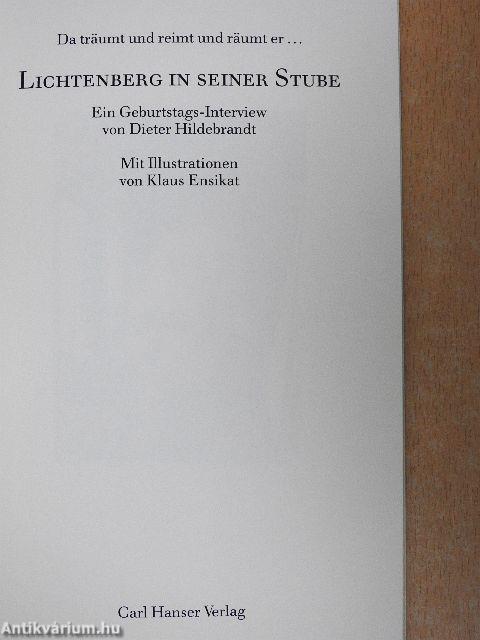 Lichtenberg in Seiner Stube