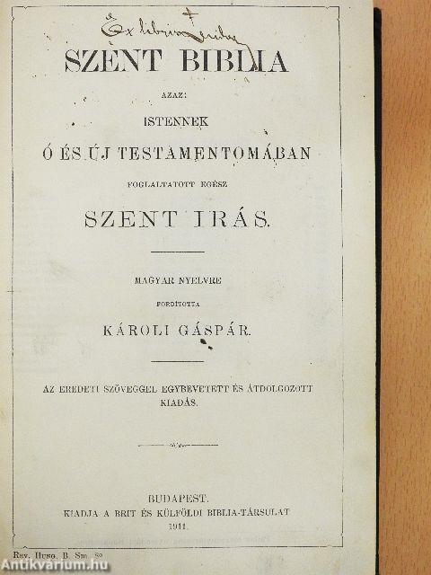 Szent Biblia