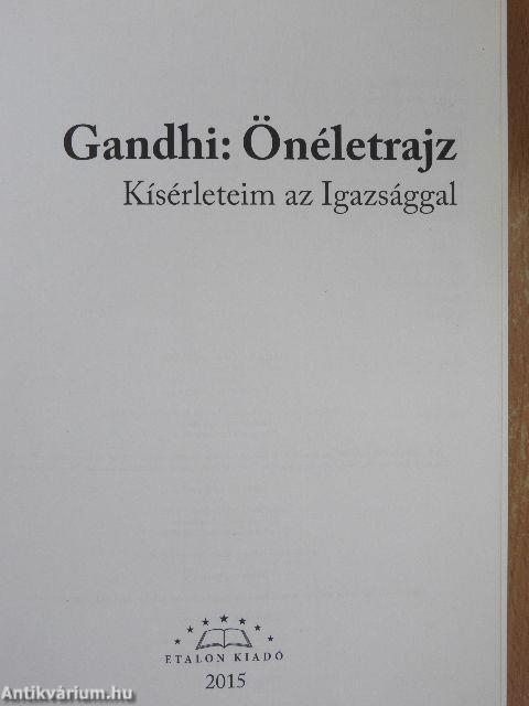 Gandhi: Önéletrajz