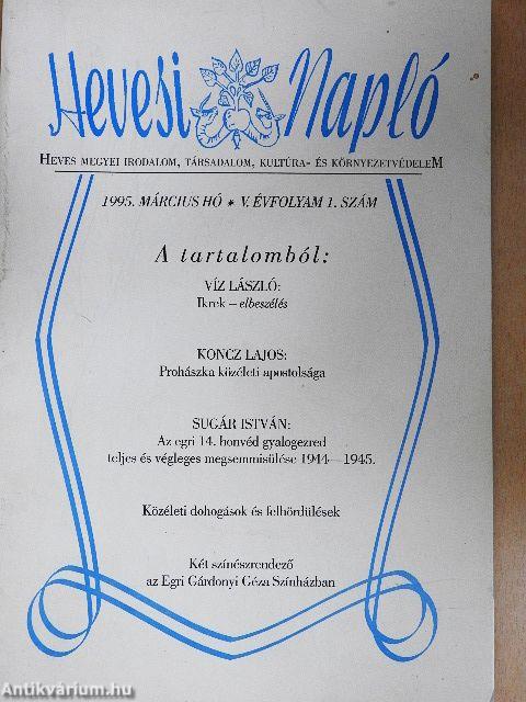 Hevesi Napló 1995. március