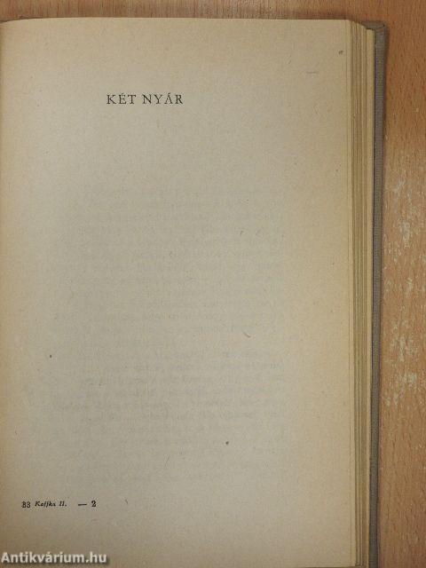 Kaffka Margit regényei I-II.