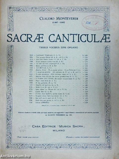 Sacrae Canticulae