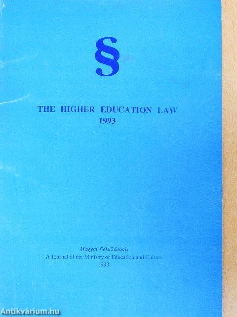The Higher Education Law 1993