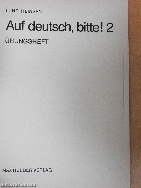 Auf deutsch, bitte! 2. - Übungsheft