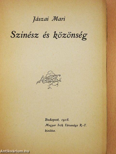 Szinész és közönség