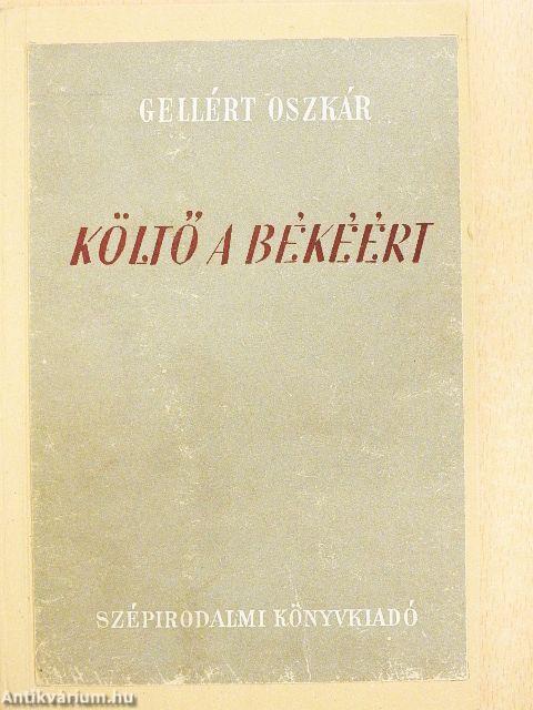 Költő a békéért